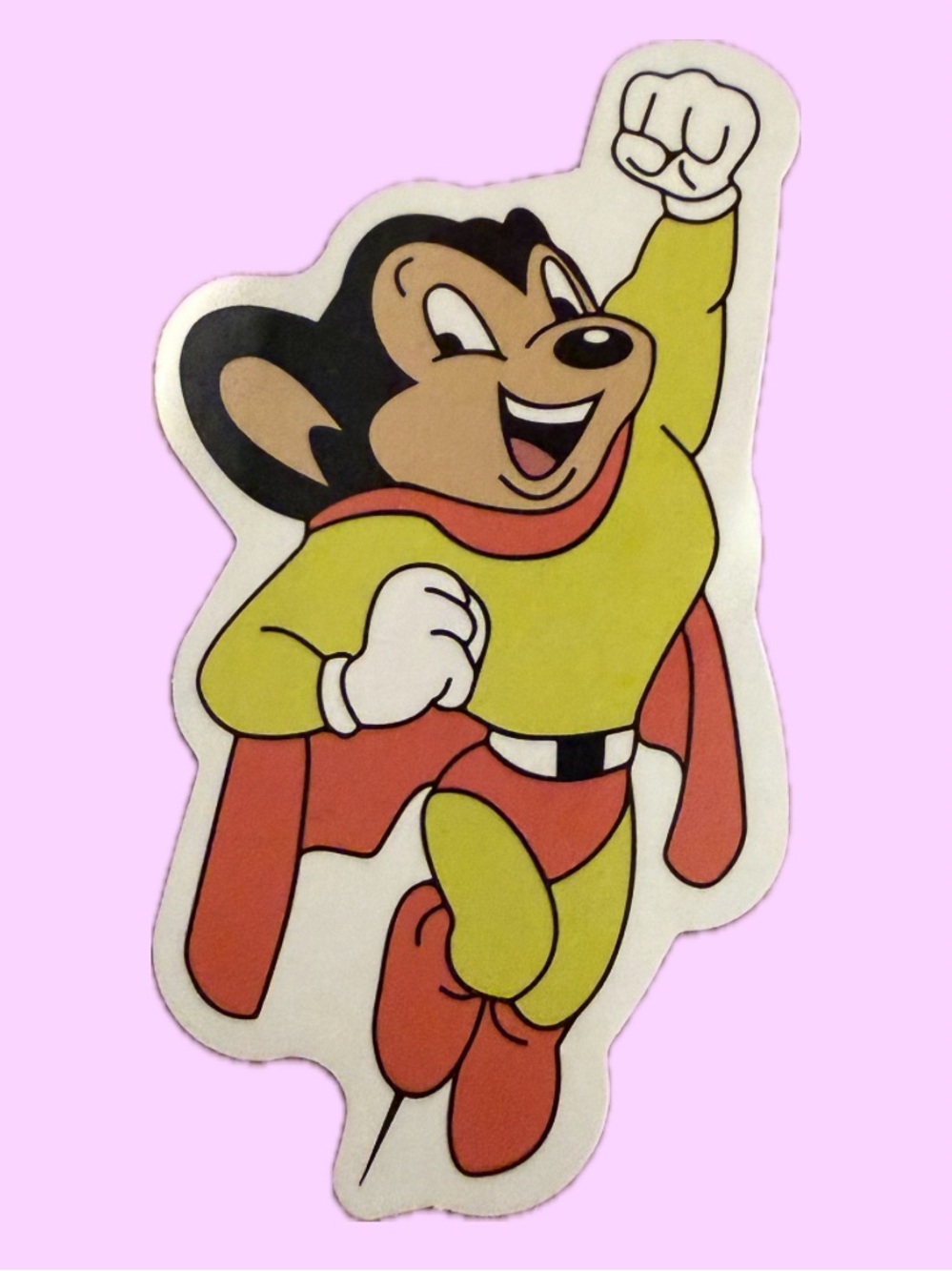 Mighty Mouse | Classic Vintage Cartoon Superhero Sticker | 5/$10